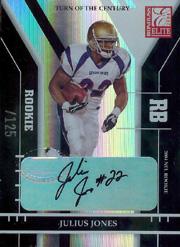 2004 Donruss Elite Turn of the Century Autographs #153 Julius Jones
