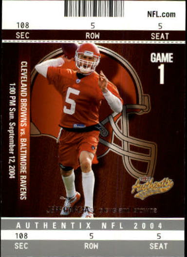 2004 Fleer Authentix #74 Jeff Garcia