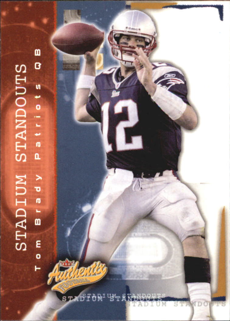 2004 Fleer Authentix Stadium Standouts #3SS Tom Brady