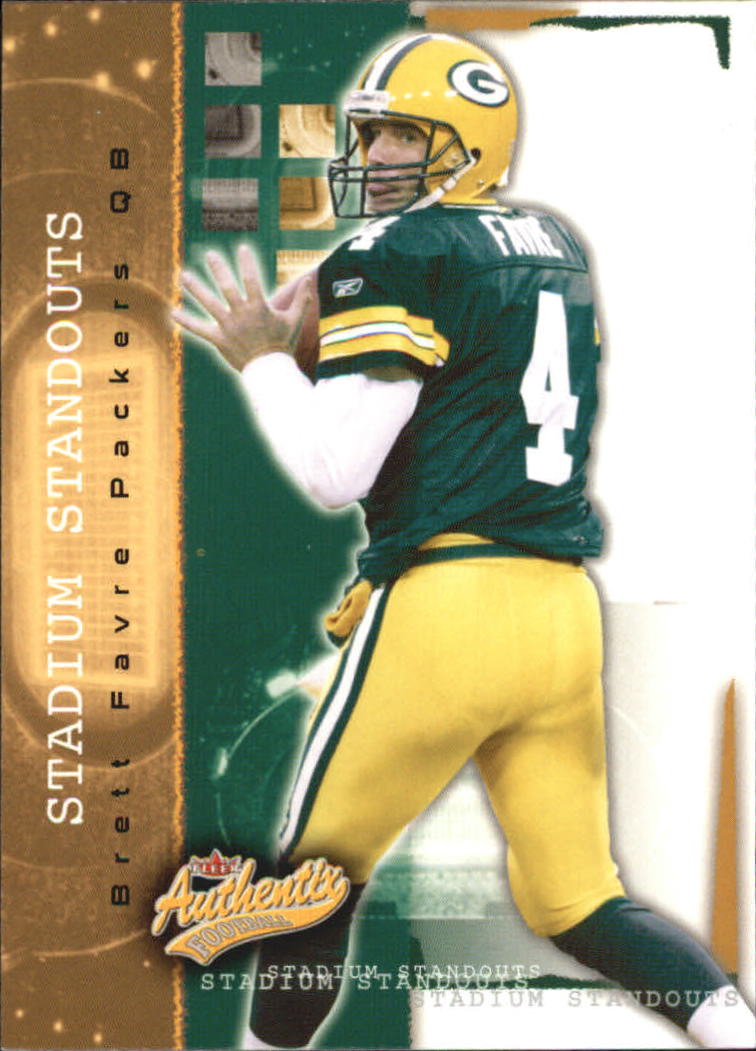 2004 Fleer Authentix Stadium Standouts #4SS Brett Favre
