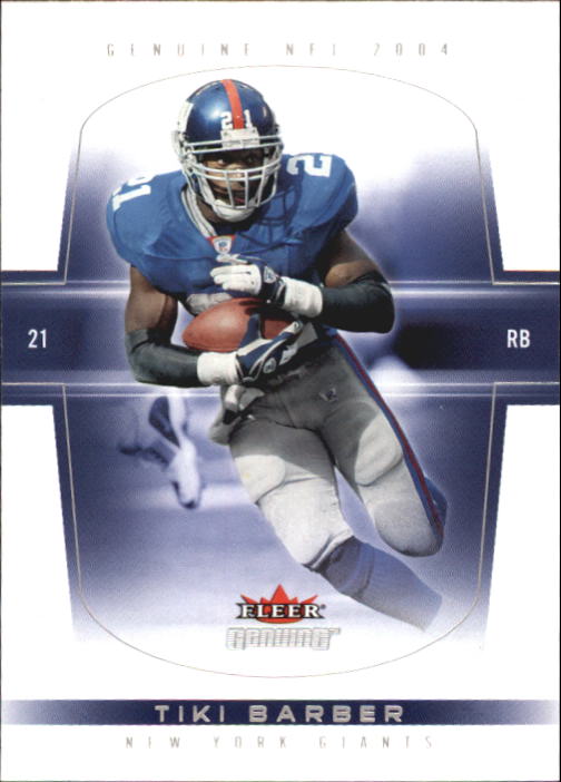 2004 Fleer Genuine #44 Tiki Barber