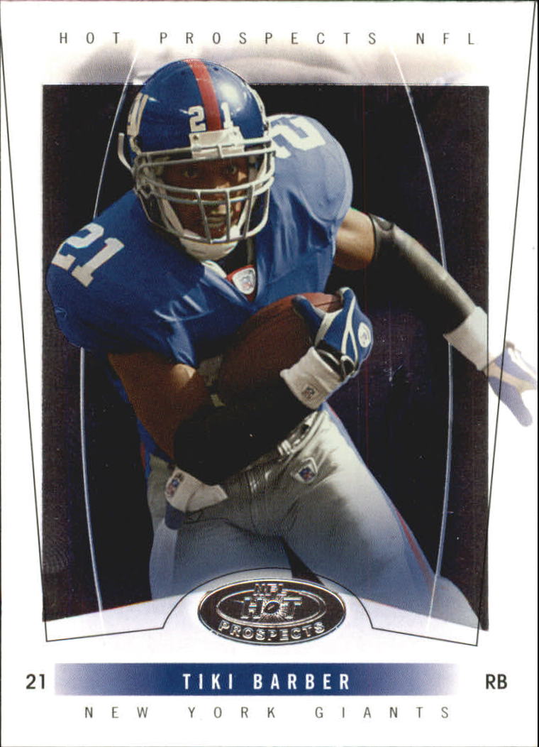 2004 Hot Prospects #62 Tiki Barber