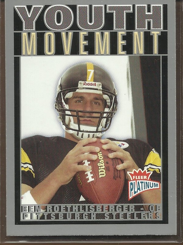 2004 Fleer Platinum Youth Movement #5YM Ben Roethlisberger