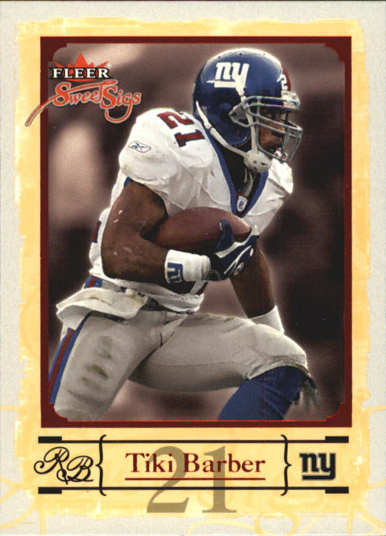 2004 Fleer Sweet Sigs #33 Tiki Barber