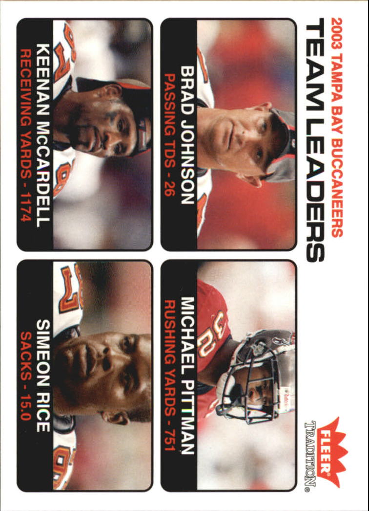 2004 Fleer Tradition #30 Brad Johnson TL/Michael Pittman/Keenan McCardell/Simeon Rice