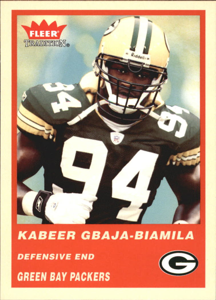 2004 Fleer Tradition #205 Kabeer Gbaja-Biamila