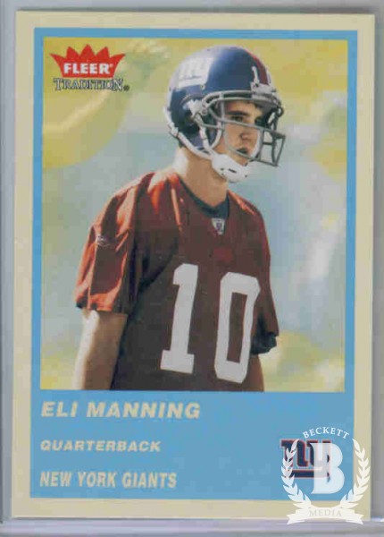 2004 Fleer Tradition Blue #331 Eli Manning