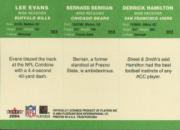 2004 Fleer Tradition Green #353 Lee Evans/Bernard Berrian/Derrick Hamilton back image