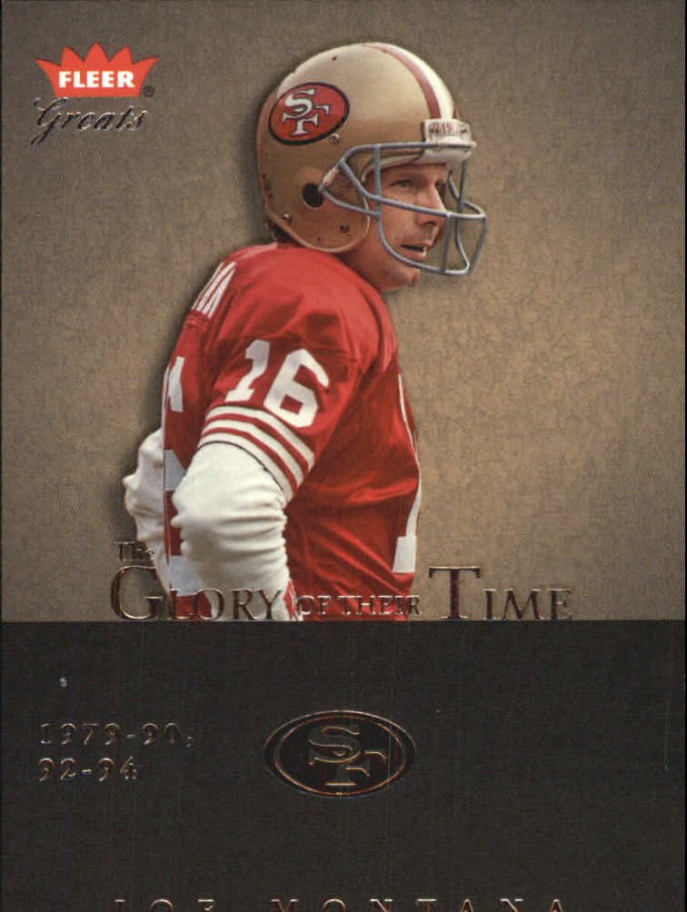 2004 Greats of the Game Glory of Their Time #GOT4 Joe Montana/1987