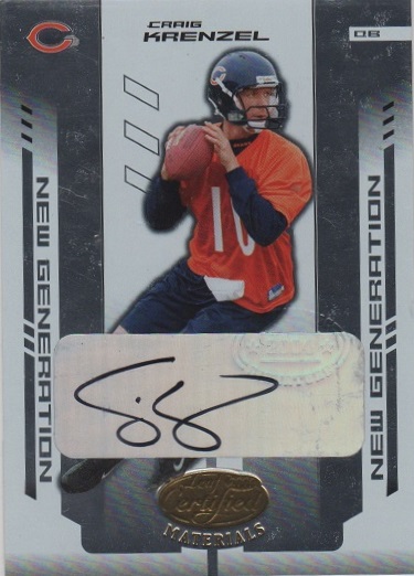 2004 Leaf Certified Materials #164 Craig Krenzel AU RC
