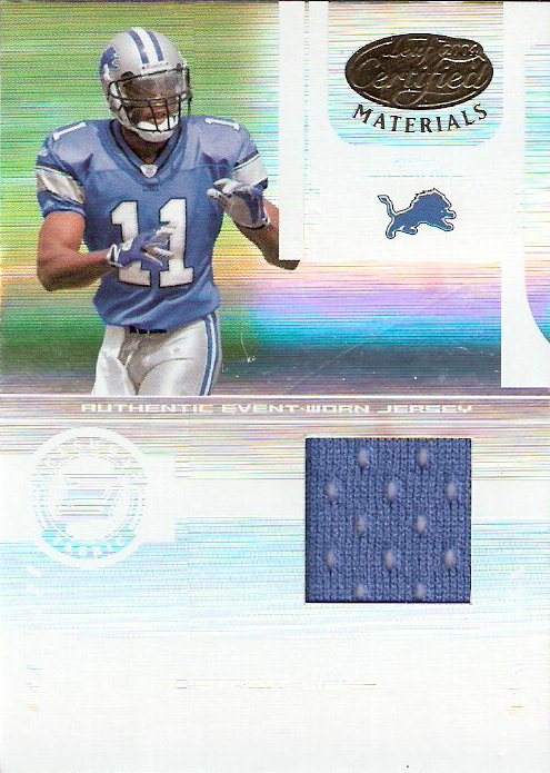 2004 Leaf Certified Materials #217 Roy Williams JSY RC