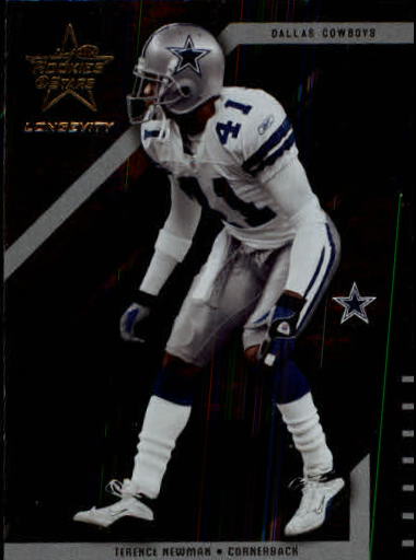 2004 Leaf Rookies and Stars Longevity #26 Terence Newman