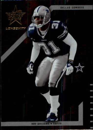 2004 Leaf Rookies and Stars Longevity #27 Roy Williams S