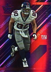 2004 Leaf Rookies and Stars Longevity Ruby #60 Jeremy Shockey