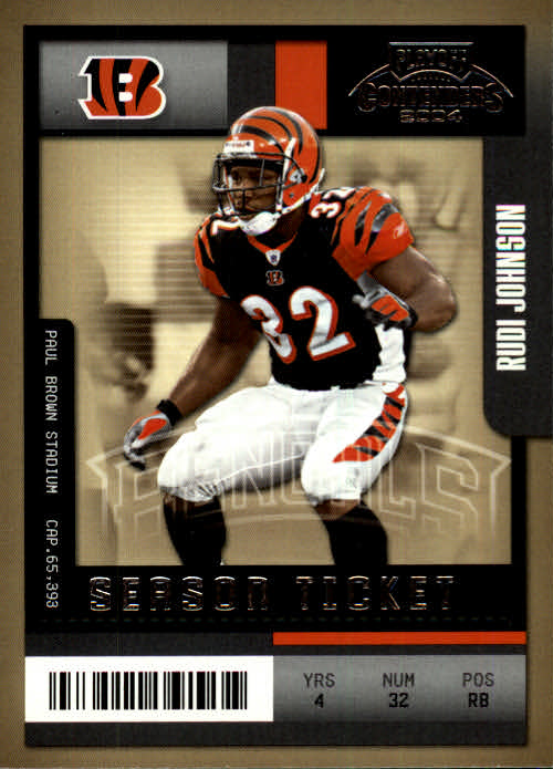 2004 Playoff Contenders #24 Rudi Johnson