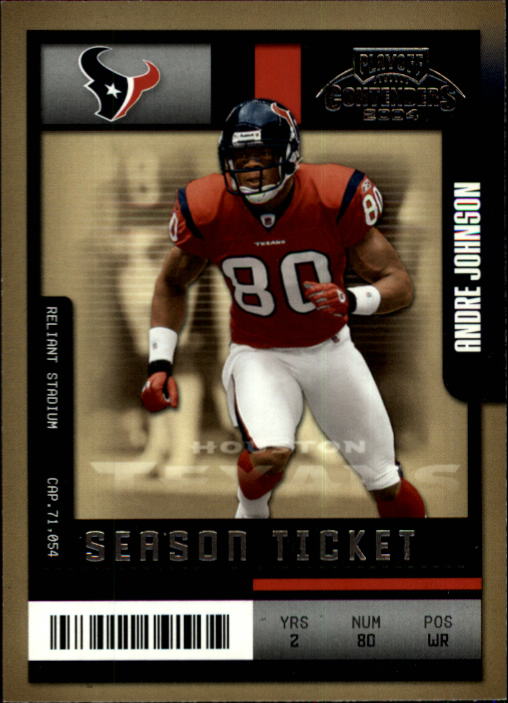2004 Playoff Contenders #40 Andre Johnson