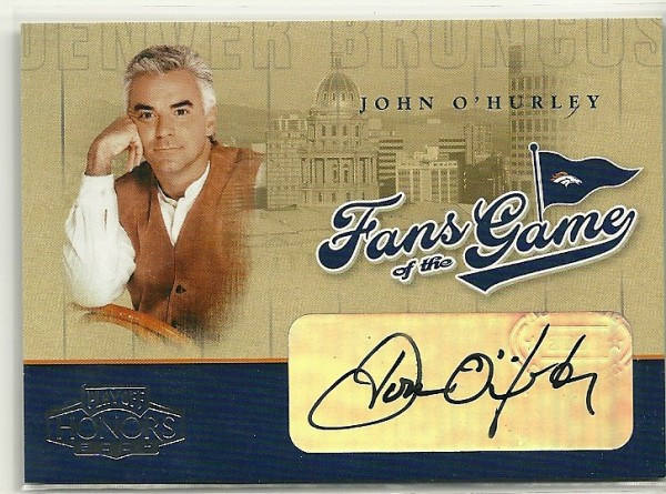 2004 Playoff Honors Fans of the Game Autographs #238 John O'Hurley