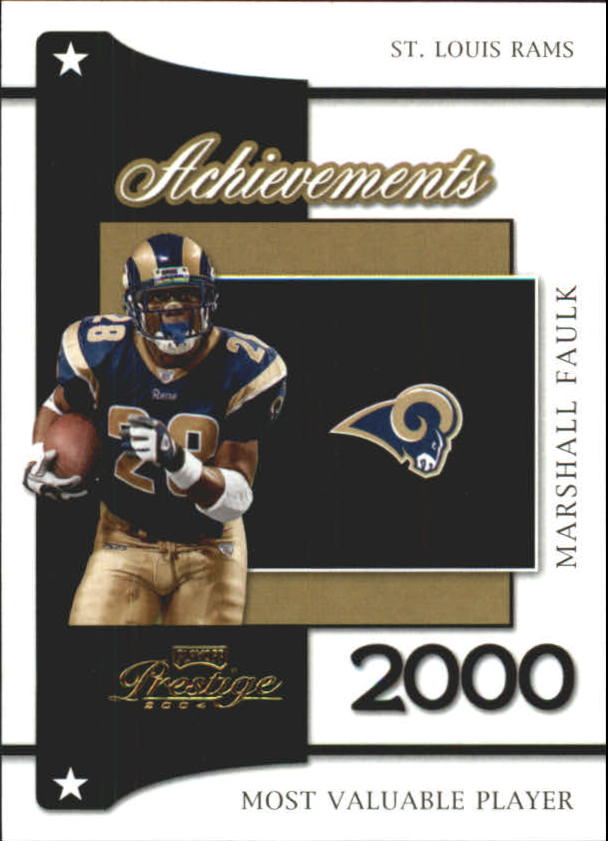 2004 Playoff Prestige Achievements #A10 Marshall Faulk