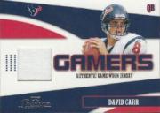 2004 Playoff Prestige Gamers Jerseys #G9 David Carr