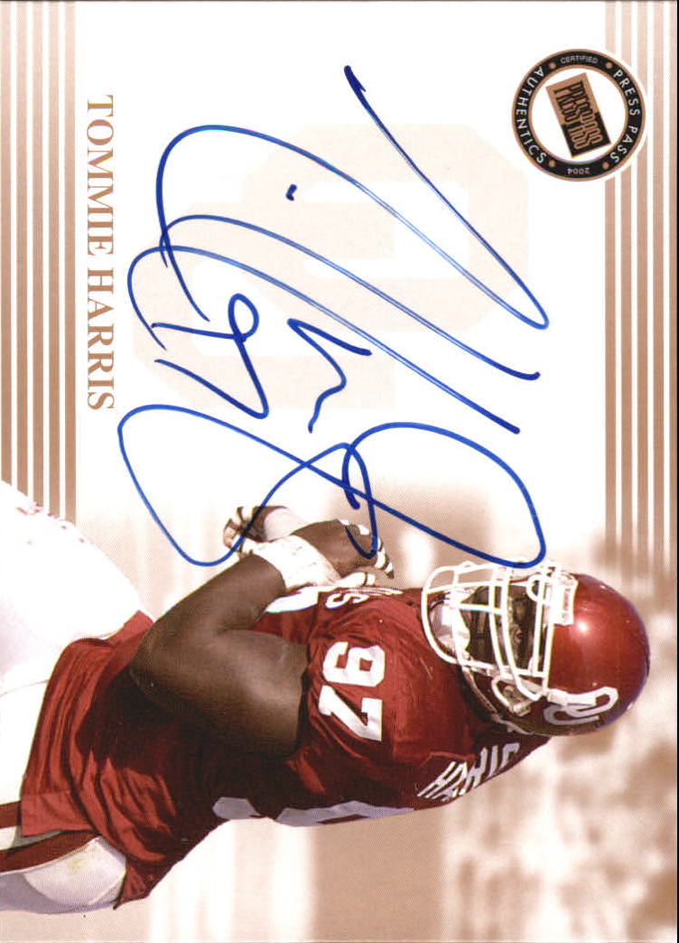 2004 Press Pass Autographs Bronze #13 Tommie Harris