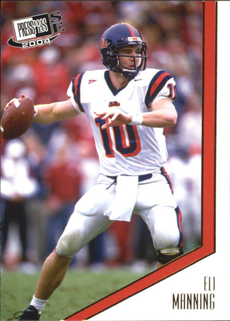 2004 Press Pass SE First Down Gold #19 Eli Manning