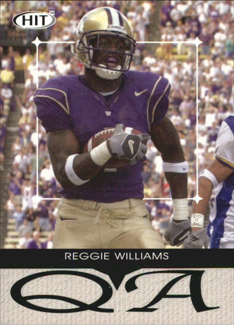 2004 SAGE HIT Q&A Emerald #Q1 Reggie Williams