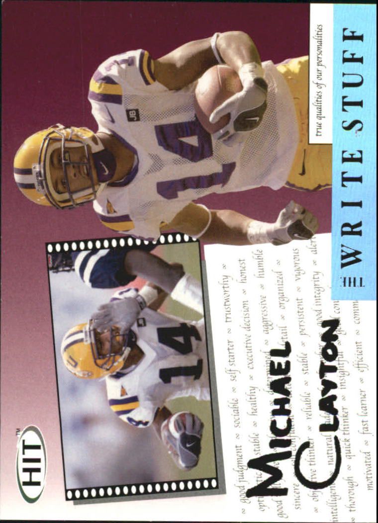 2004 SAGE HIT Write Stuff #11 Michael Clayton