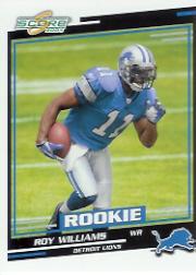 2004 Score #377 Roy Williams RC