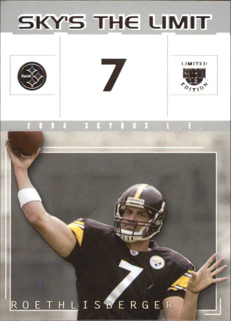 2004 SkyBox LE Sky's the Limit #7SL Ben Roethlisberger