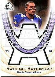 2004 SP Game Used Edition Awesome Authentics #AARM Randy Moss