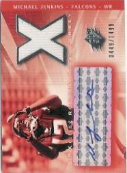 2004 SPx #200 Michael Jenkins JSY AU RC