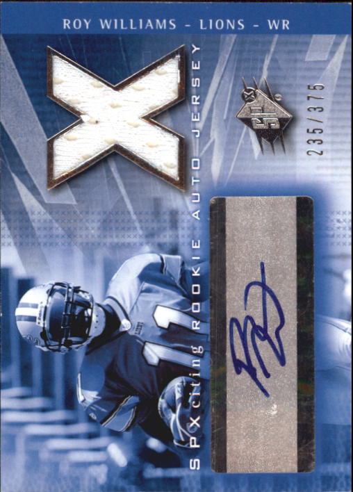 2004 SPx #217 Roy Williams JSY AU/375 RC