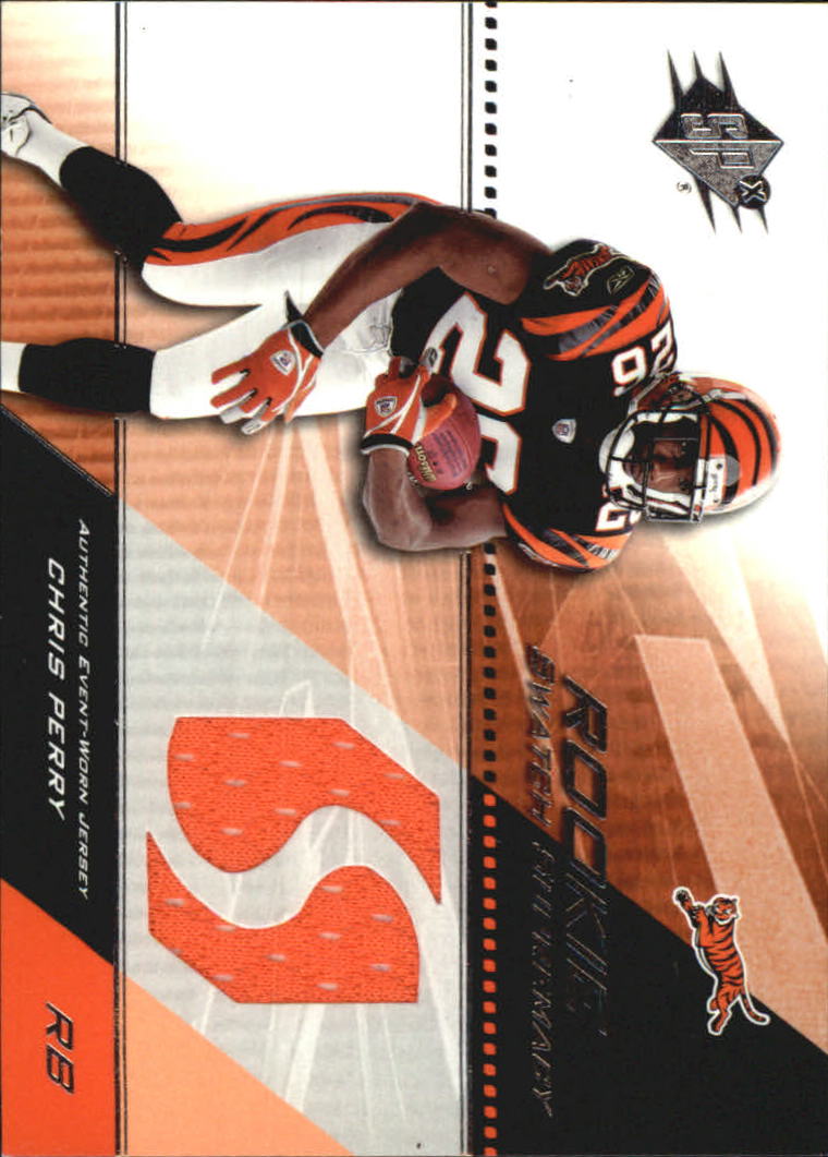 2004 SPx Rookie Swatch Supremacy #SWRCP Chris Perry