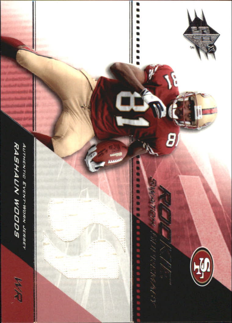 2004 SPx Rookie Swatch Supremacy #SWRRA Rashaun Woods