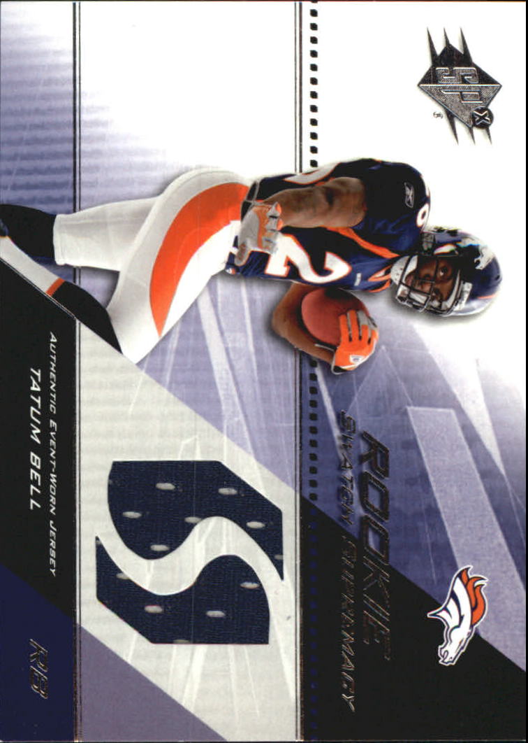 2004 SPx Rookie Swatch Supremacy #SWRTB Tatum Bell