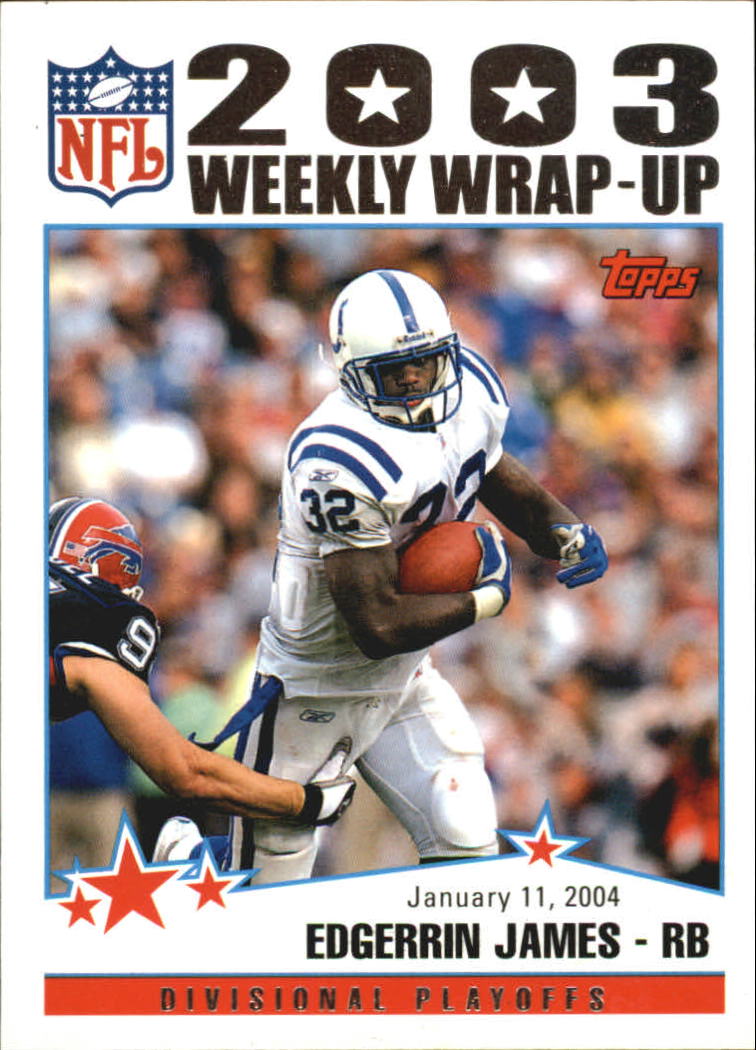 2004 Topps #309 Edgerrin James WW