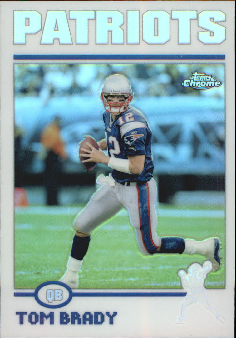 2004 Topps Chrome Refractors #125 Tom Brady