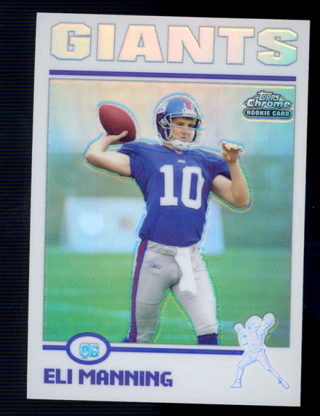 2004 Topps Chrome Refractors #205 Eli Manning