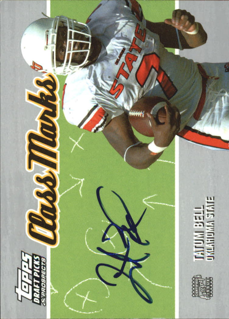 2004 Topps Draft Picks and Prospects Class Marks Autographs #CMTB Tatum Bell F
