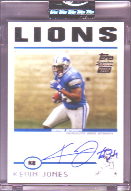 2004 Topps Signature #94 Kevin Jones AU/1099 RC