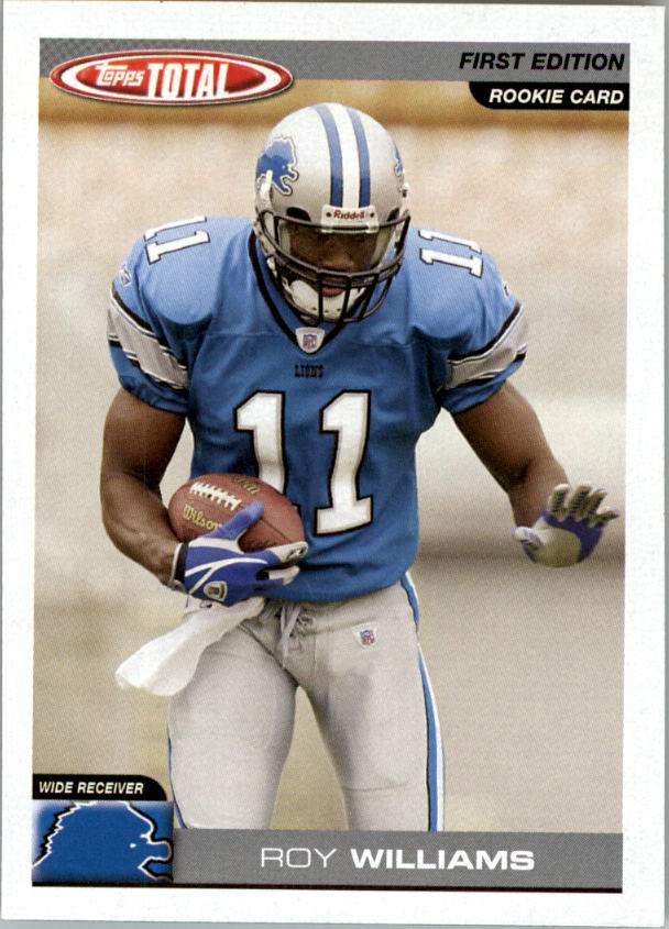 2004 Topps Total First Edition #362 Roy Williams WR