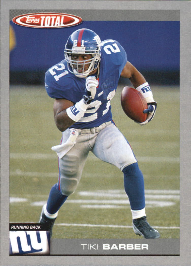 2004 Topps Total Silver #130 Tiki Barber