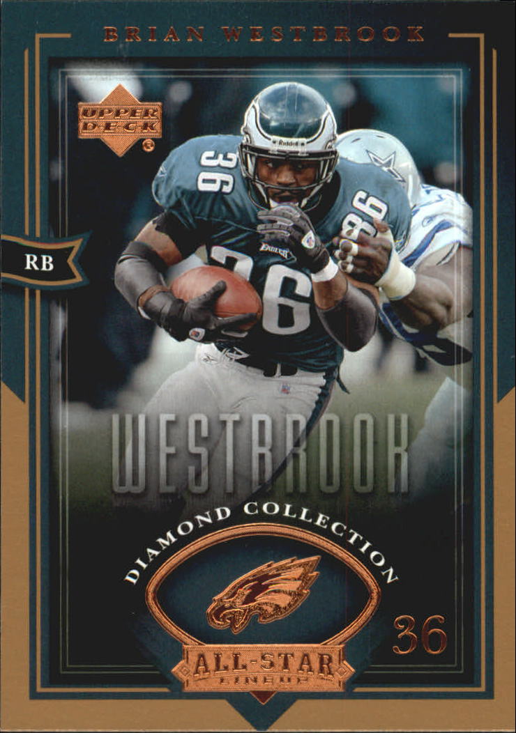 2004 UD Diamond All-Star #70 Brian Westbrook