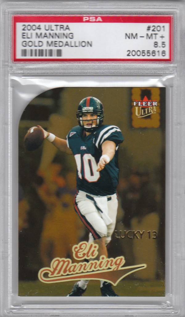 2004 Ultra Gold Medallion #201 Eli Manning L13