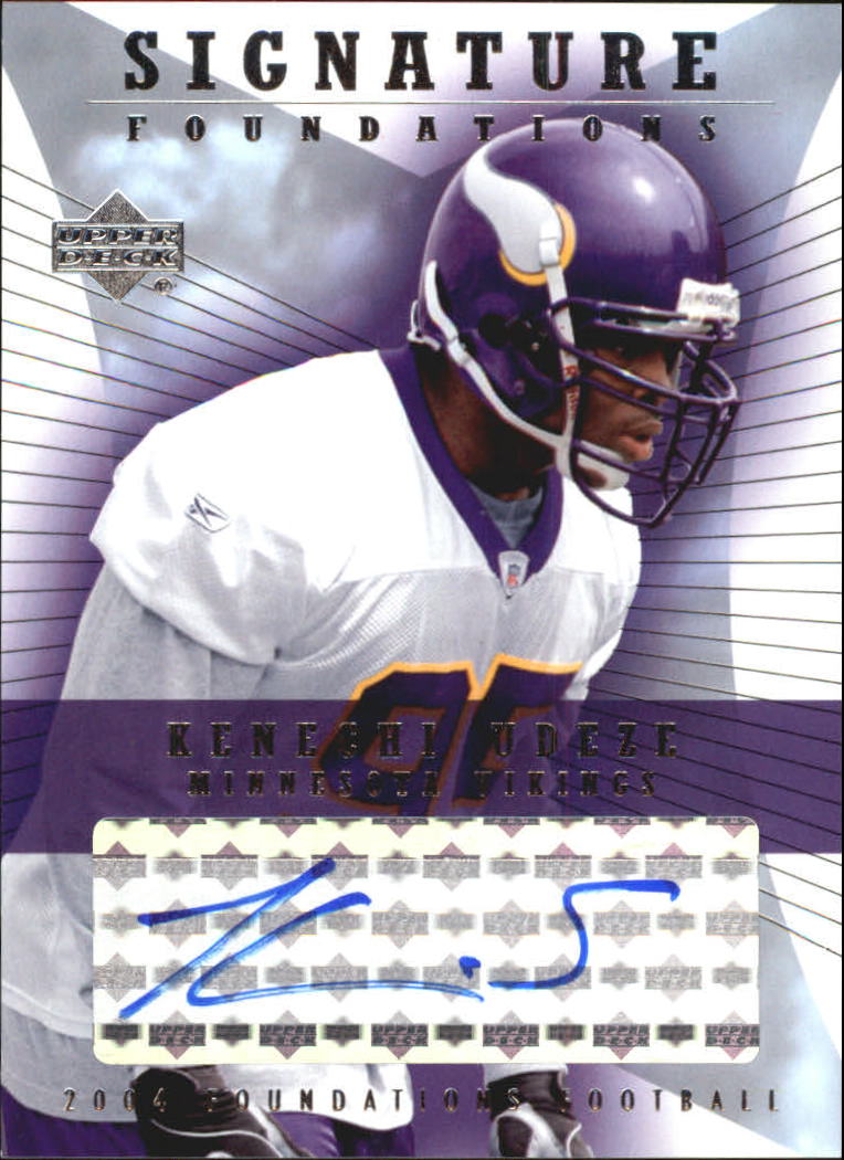 2004 Upper Deck Foundations Signature Foundations #SFKU Kenechi Udeze