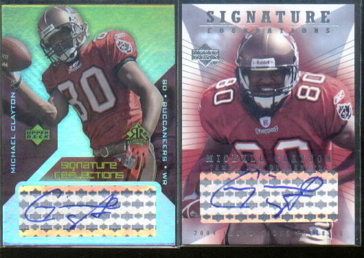 2004 Upper Deck Foundations Signature Foundations #SFMI Michael Clayton