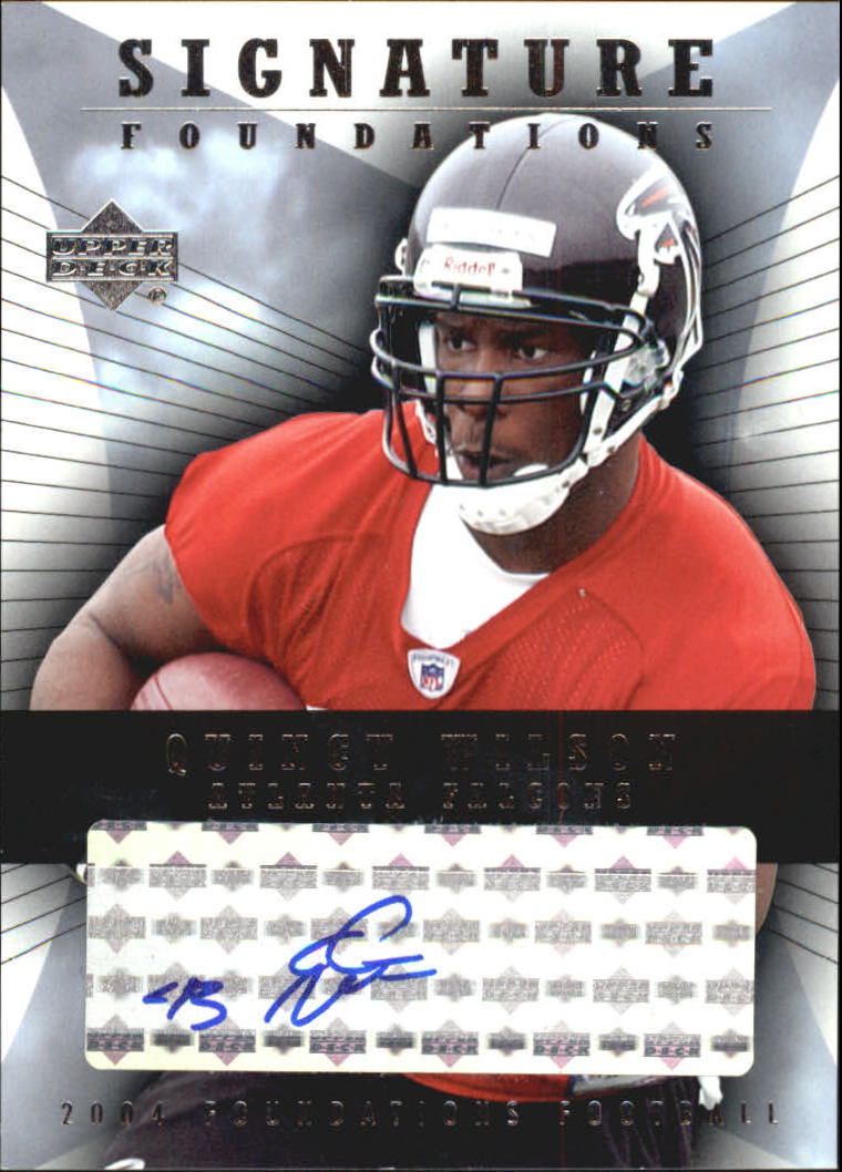 2004 Upper Deck Foundations Signature Foundations #SFQW Quincy Wilson