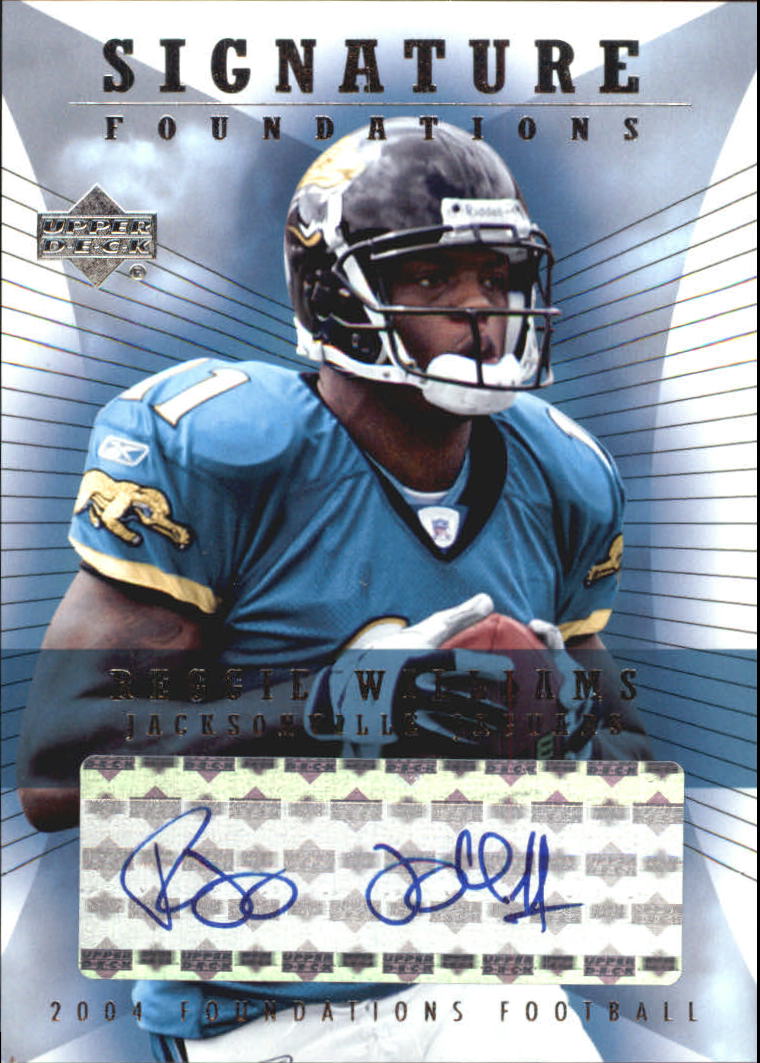 2004 Upper Deck Foundations Signature Foundations #SFRE Reggie Williams