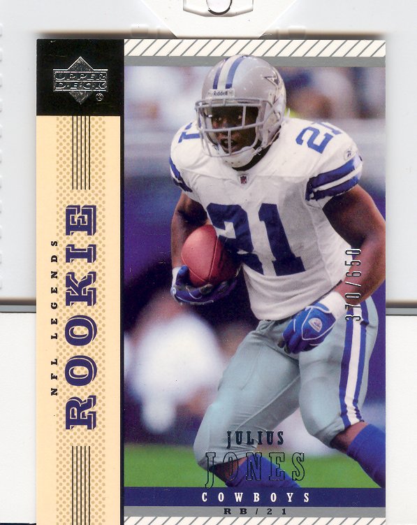 2004 Upper Deck Legends #157 Julius Jones RC