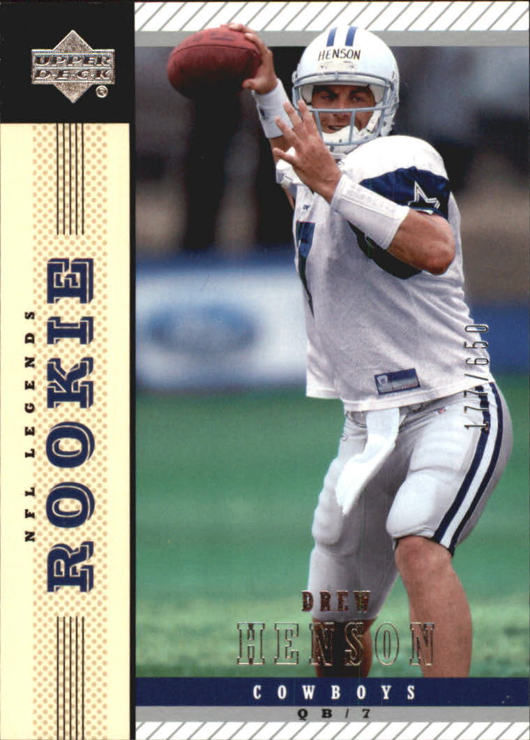 2004 Upper Deck Legends #178 Drew Henson RC